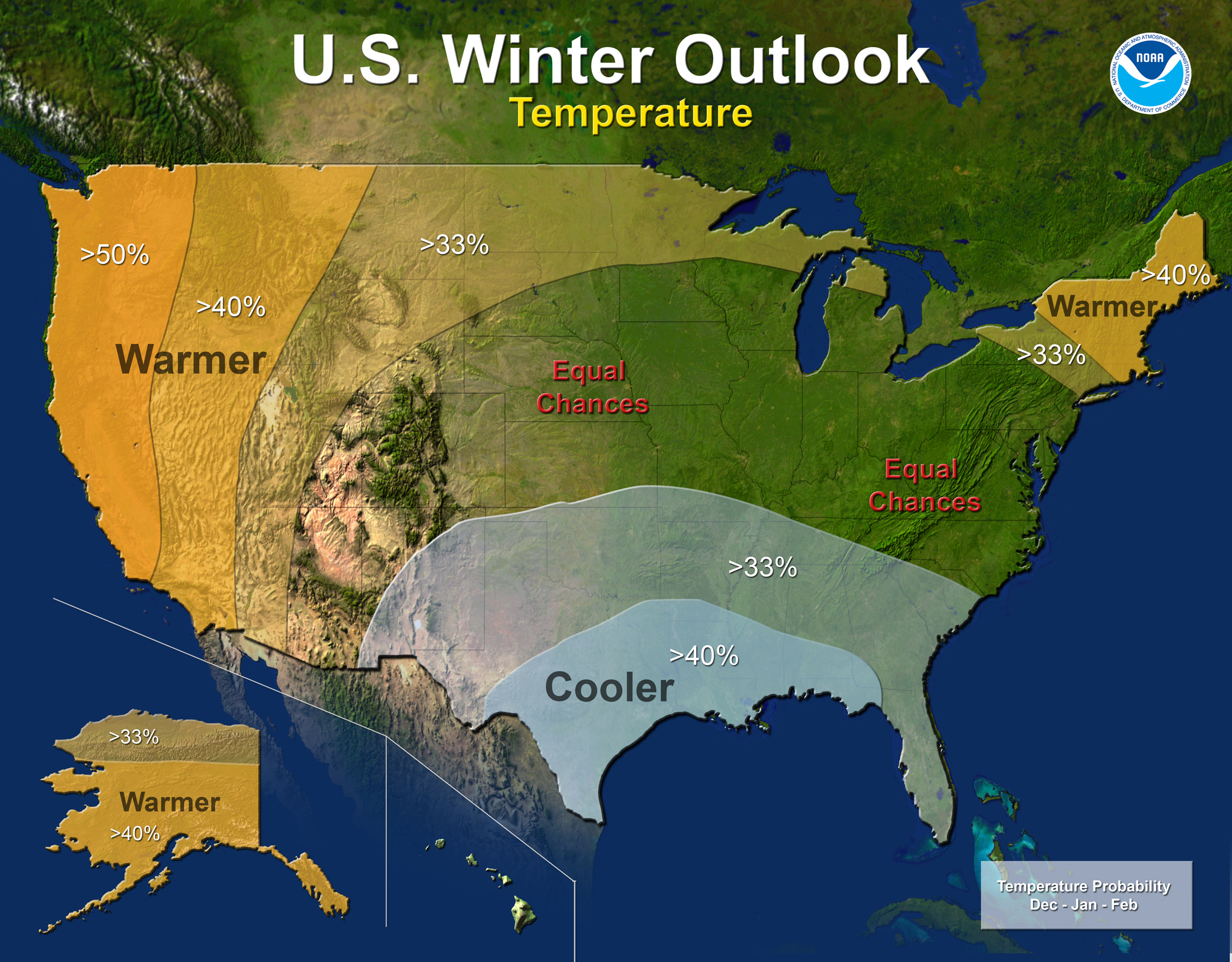 U.S. Winter Outlook - Temperature - 2014