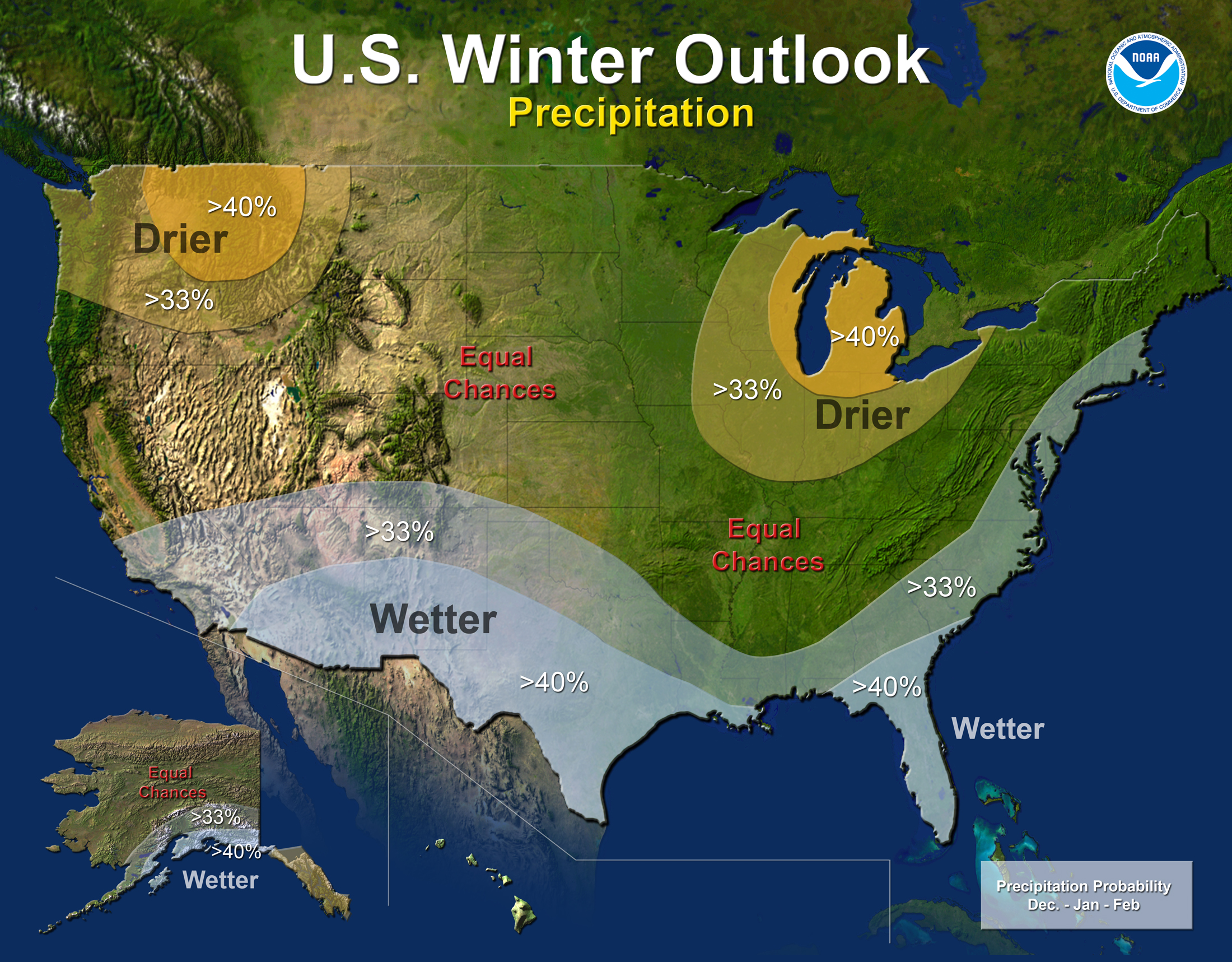 U.S. Winter Outlook - precipitation - 2014.
