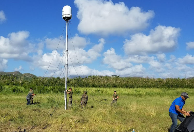 Restoring Infrastructure to Puerto Rico: Two temporary DOD radars stand watch over Puerto Rico and the U.S. Virgin Islands, improving public safety as the island continues to recover from Hurricane Maria.