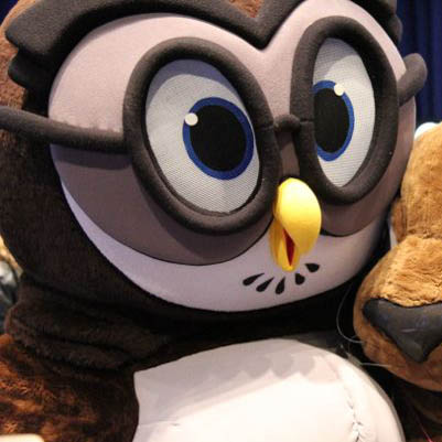 Join the fun at the NOAA Open House to learn about weather and water with NOAA’s mascots, Owlie Skywarn (shown here) and Sanctuary Sam.
