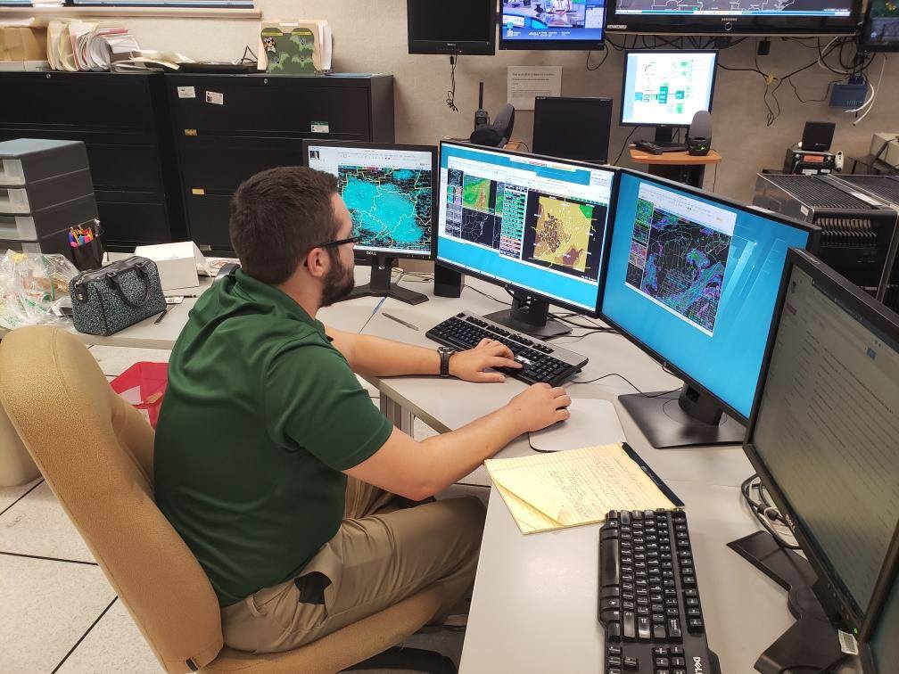 Jacob Horton volunteered at the Weather Forecast Office in Charleston, West Virginia in 2018. He is now a full-time General Forecaster in Marquette, Michigan.