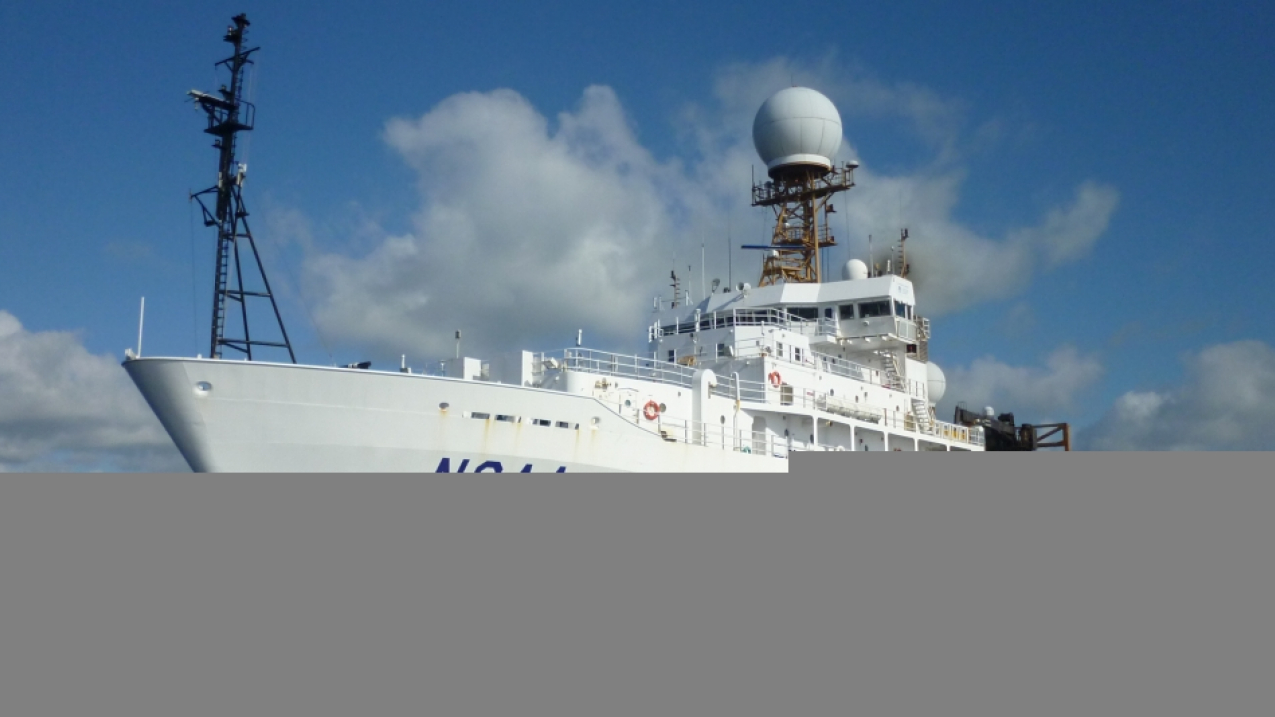 Scientists on NOAA Ship Ronald H. Brown will launch weather balloons up to eight times a day in the eastern tropical Pacific to help study the current El Niño. 