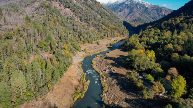 The McCloud River begins on the flanks of Mount Shasta and was one of the last strongholds of California Chinook salmon as mining and other development devastated salmon runs in other Northern California rivers.