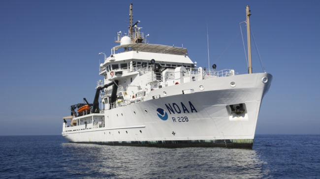NOAA Ship Reuben Lasker is the fifth in a series of Oscar Dyson-class fisheries survey vessels and one of the most technologically advanced fisheries vessels in the world. 