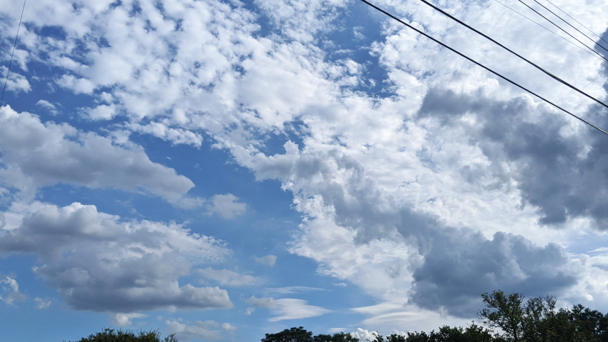 A skyscape in College Park, Maryland on July 23, 2020.
