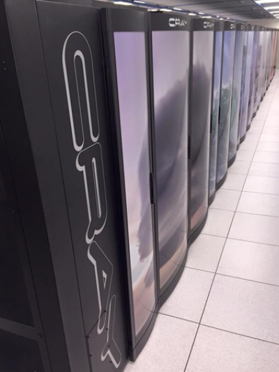 A math whiz:  One of NOAA's newest supercomputers, nicknamed Luna, crunches numbers 24/7 to assist with accurate weather predictions.
