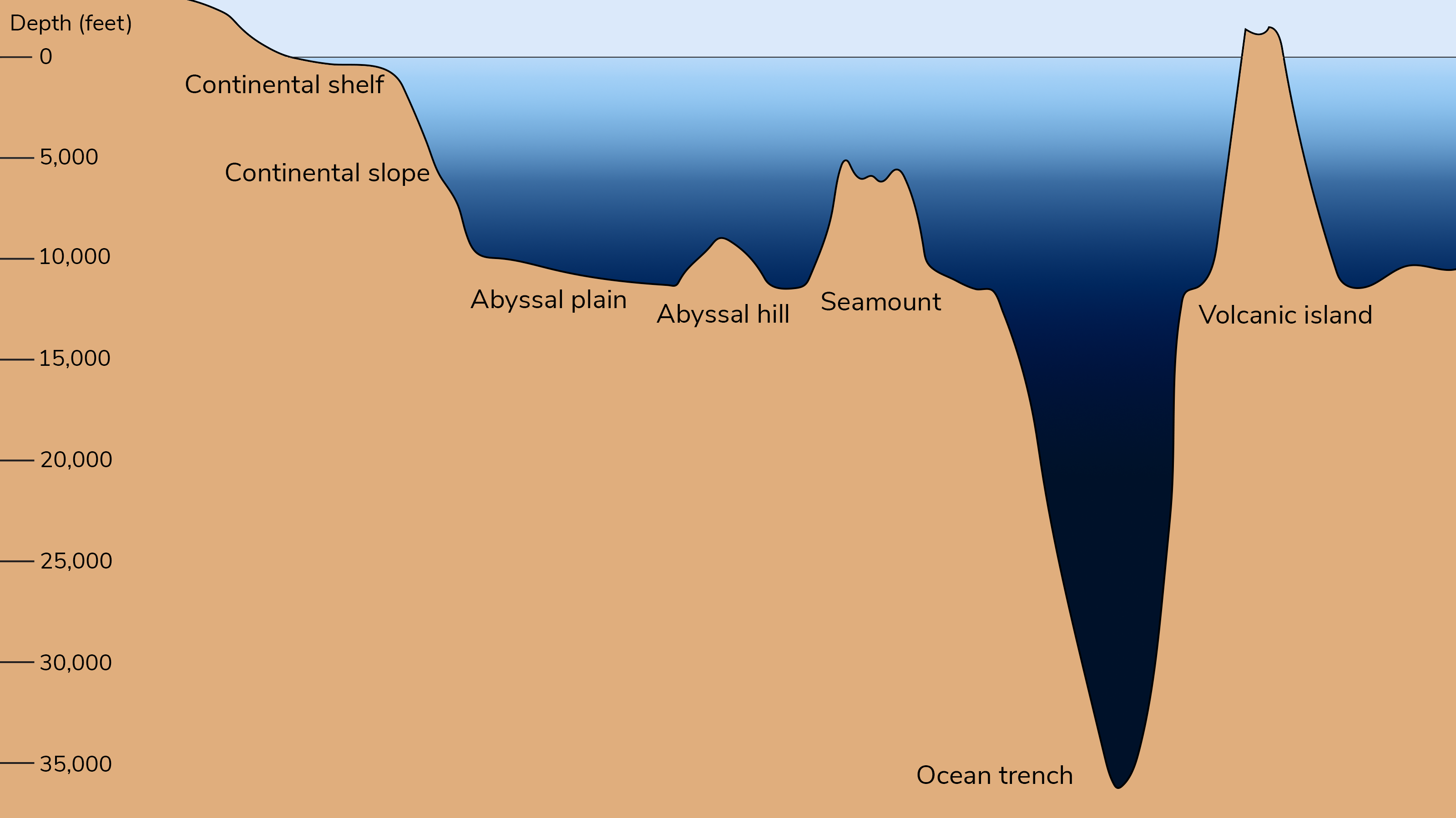 Ocean Floor Features National Oceanic