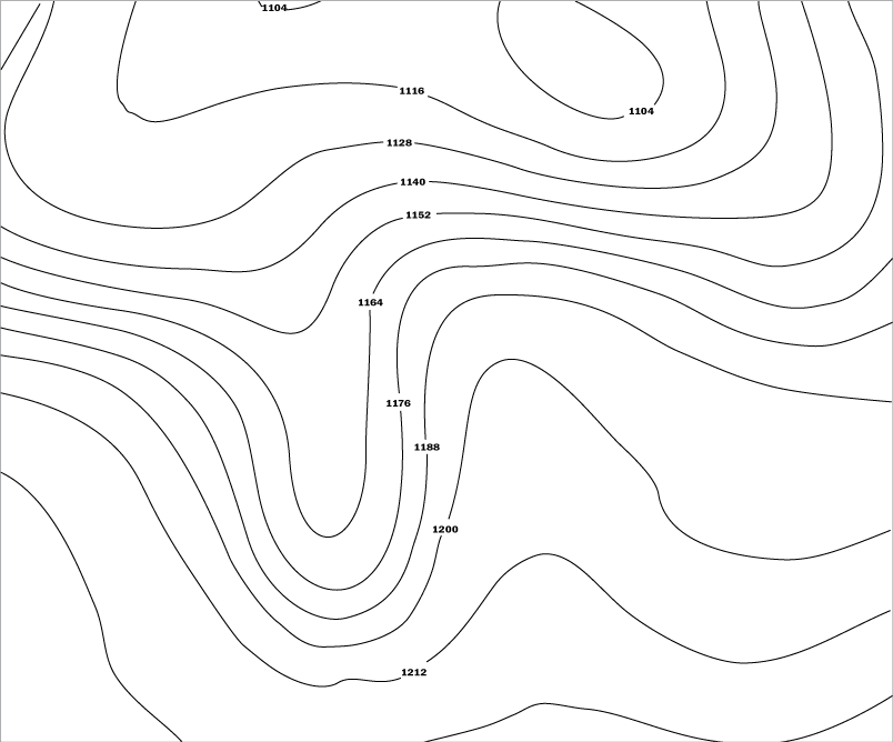 Height contours
