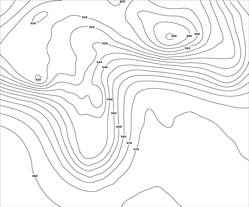 Wind contours