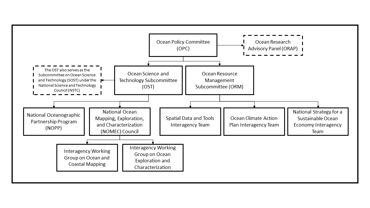 Ocean Policy Committee Organizational Chart