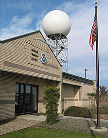 A typical National Weather Service forecast office.