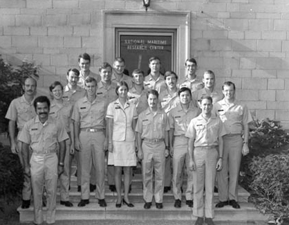 NOAA Corps Basic Officer Training Class 41 in 1972.