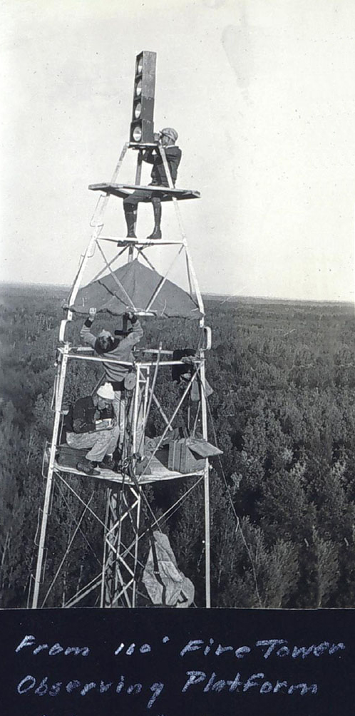 In 1934, a “light keeper” 110 feet above a survey mark in Minnesota aimed target lights at similar towers as surveyors below measured angles targeting lights at other towers. During this era, a network of towers was spread thousands of miles across the U.S, establishing latitude and longitude for thousands of survey marks. With GPS, anyone can now capture such coordinates with a cell phone.