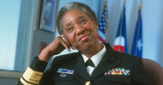 Rear Admiral Evelyn fields was the first woman and first African American to lead the NOAA Corps. 