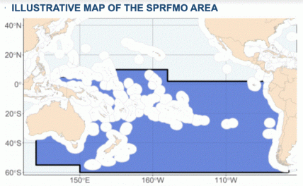 Illustrative Map of the SPRFMO Area