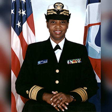 Rear Admiral Evelyn Fields, First woman and African American to lead the NOAA Corps