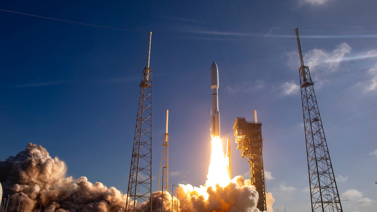 Liftoff of NOAA's GOES-T satellite from Cape Canaveral, Florida, on March 1, 2022. 