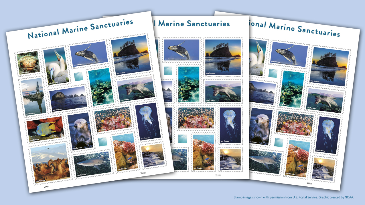 U.S. Postal Service releases stamps featuring NOAA's National