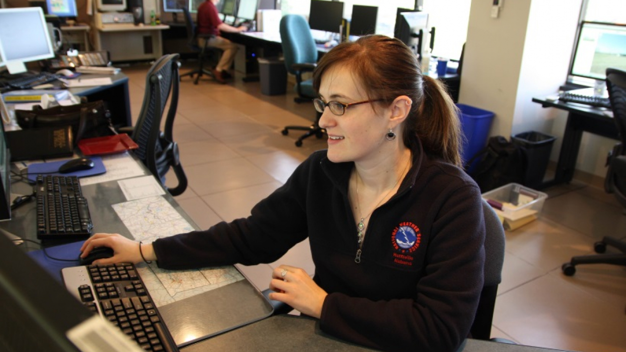 Hollings Alum Christina Crowe, Special Advisor to the National Weather Service Director.