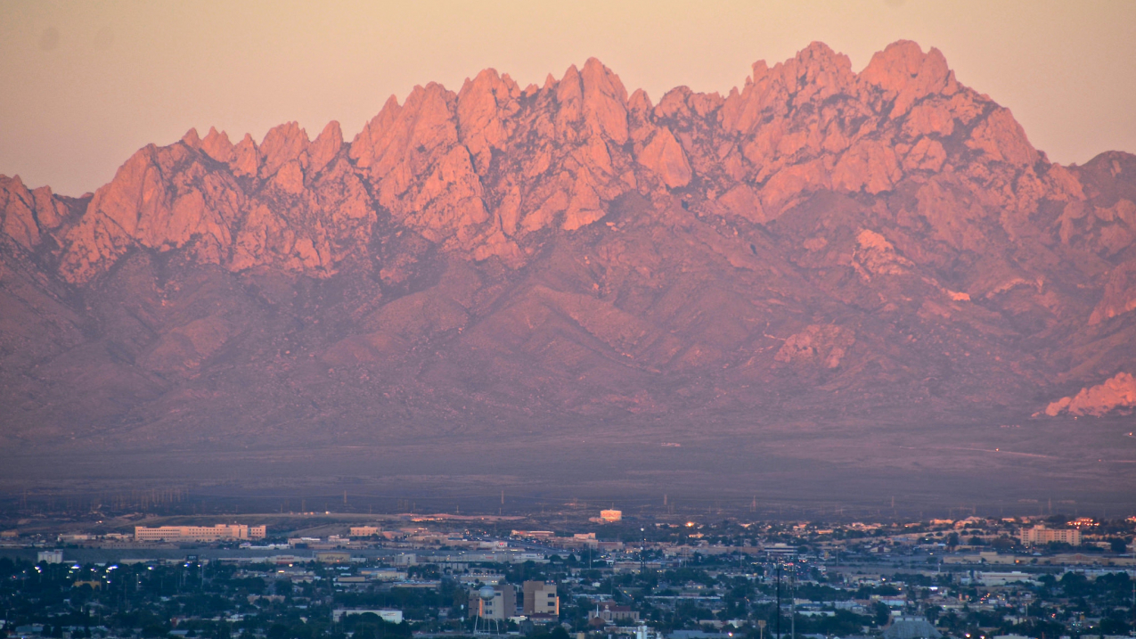 Las Cruces, New Mexico, October 2016. The state had it's warmest October on record in 2016, with an average temperature increase of 5.8 degrees F. 