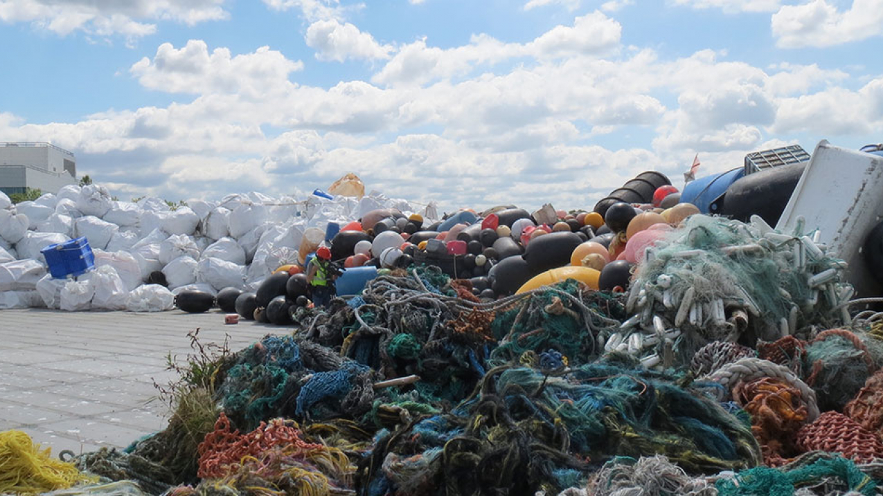 In an earlier NOAA-funded project, derelict fishing gear and other large marine debris were removed from remote Alaskan shorelines by the Gulf of Alaska Keeper.