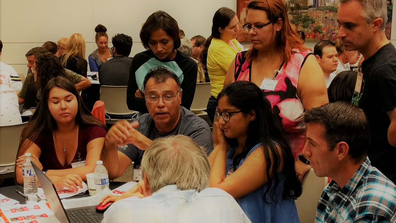 Arizona State University, an Environmental Literacy Program grantee, engages Phoenix, Arizona, residents in a public forum exploring how communities might adapt to extreme heat and drought.