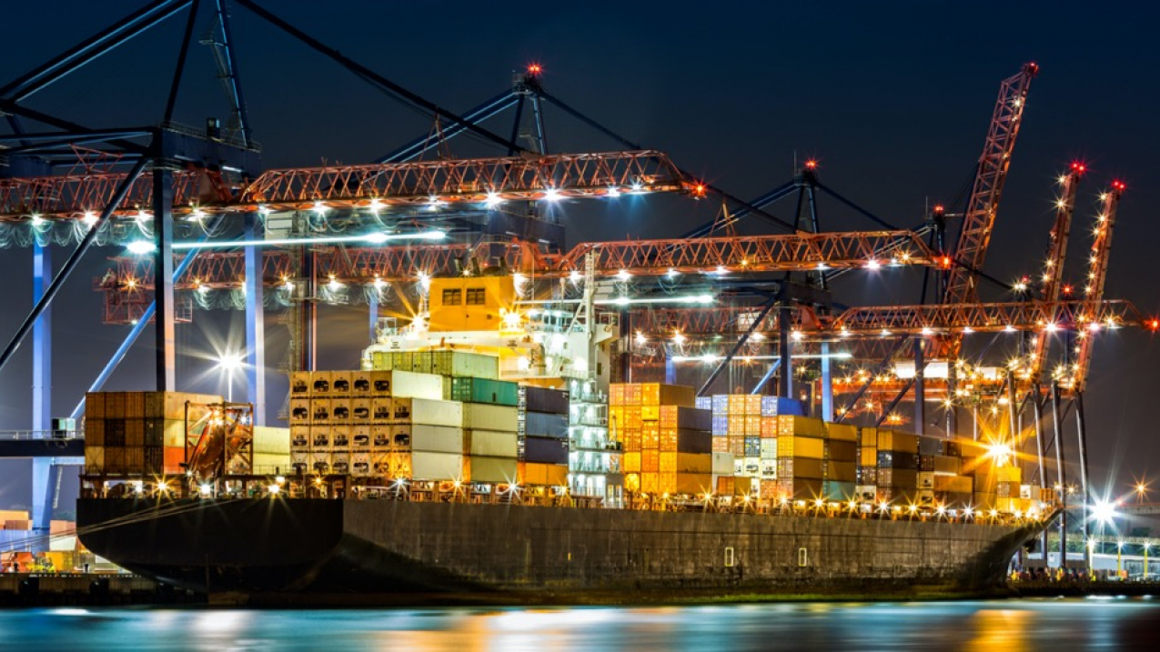 Container ship operations at the Port of New York/New Jersey