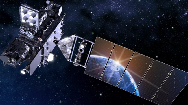 Artist's rendering of NOAA's GOES-T, which will provide coverage of the western U.S., Alaska, Hawaii, the eastern and central Pacific Ocean to New Zealand.