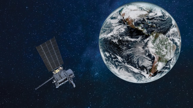 Artist’s rendering of NOAA’s GOES-U satellite