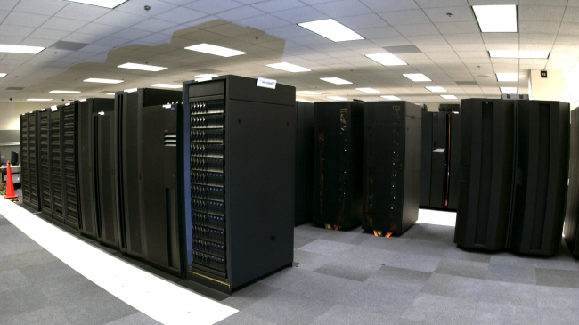 IBM supercomputers used for climate and weather forecasts.