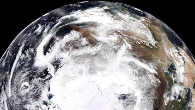 NOAA-20 satellite shares first polar view, captured April 12, 2018.