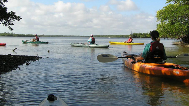 Explore 800 miles of saltwater paddling along this trail.

