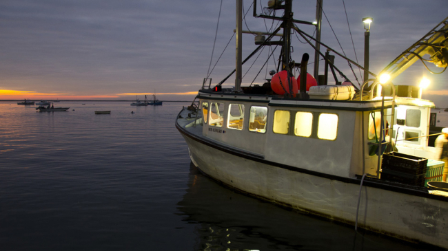 New England fishing vessels. 