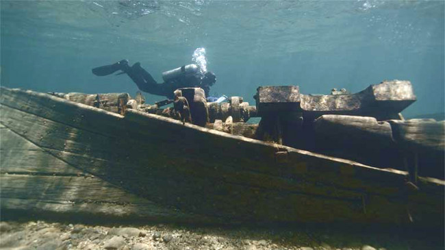 Maritime archaeologists get to do a lot of cool things for their research, such as diving carefully around shipwrecks.