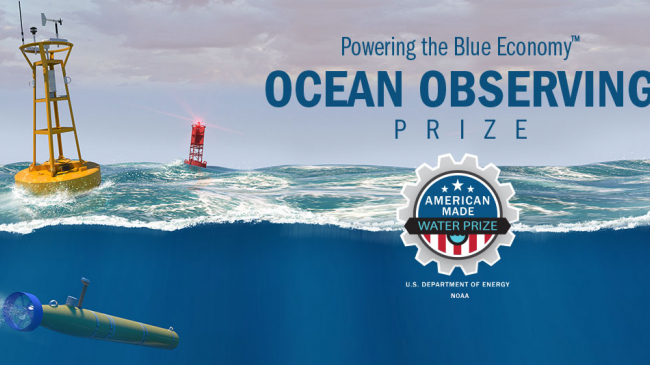 NOAA and the U.S. Department of Energy announced the winners of the Powering the Blue Economy Ocean Observing Prize.