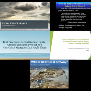 Social Science Applications for Coastal Resiliency Course Slide