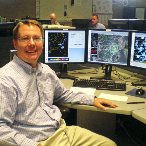 Jeff Dobur, a senior hydrologist at the National Weather Service’s Southeast River Forecast Center.