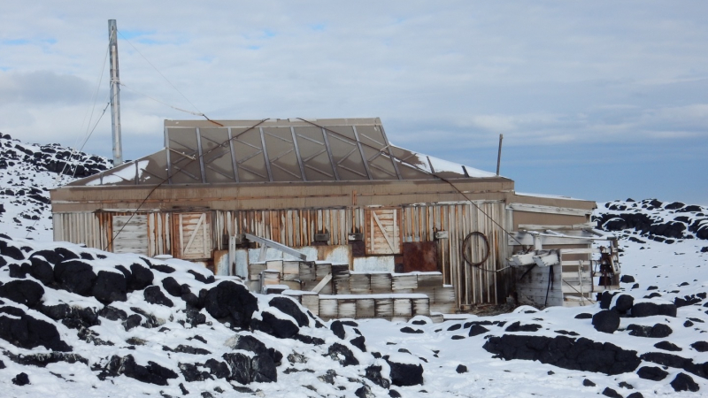 The huts that famed polar explorers Robert Falcon Scott and Ernest Shackleton used a century ago have been preserved, still stocked with original tins of food.