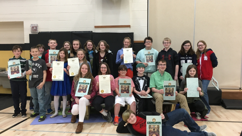 Iroquois Elementary School students won the Pennsylvania Governor’s Award for the recycling program they developed with help from Pennsylvania Sea Grant.