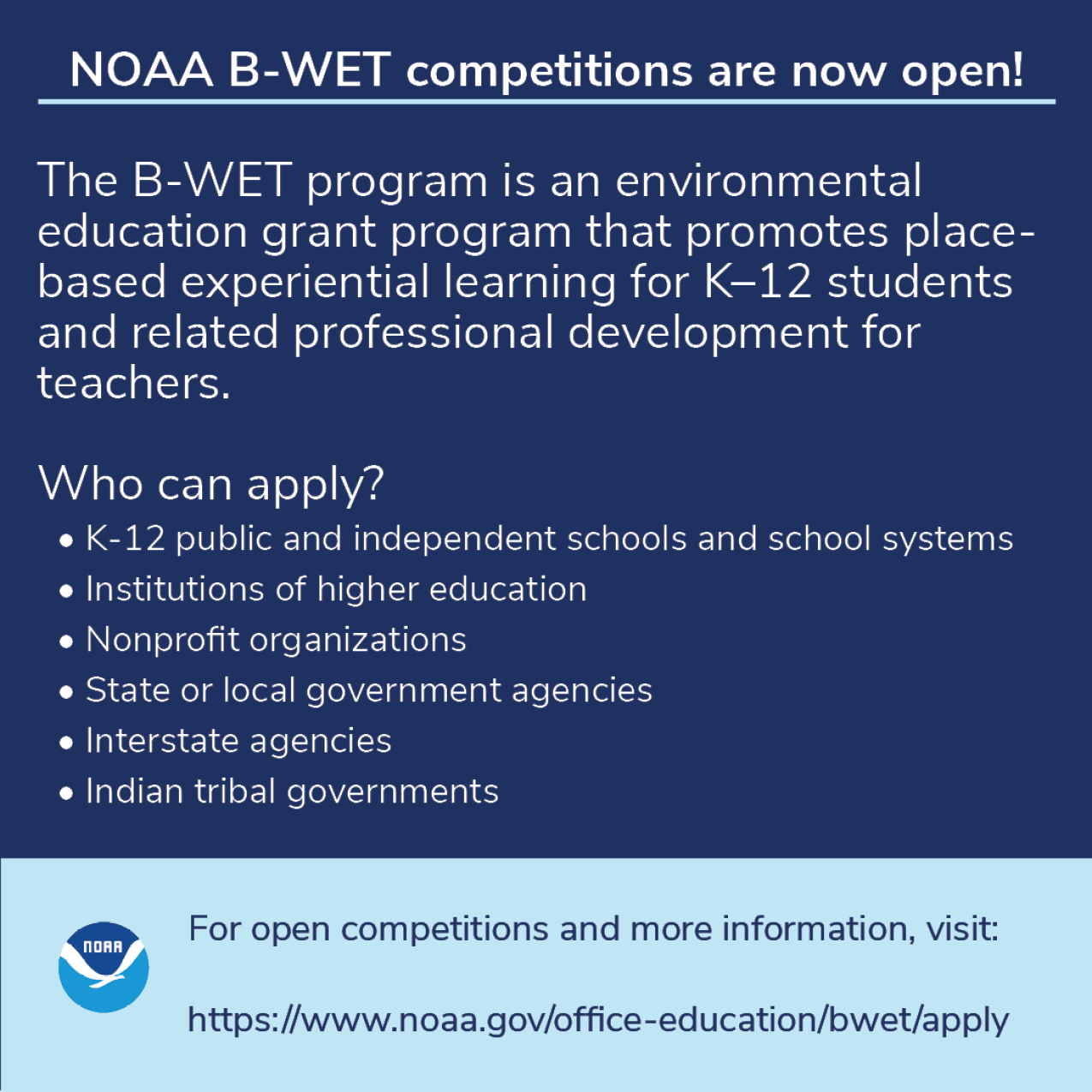 NOAA BWET - New England Science & Sailing