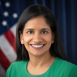 Photo of Jainey K. Bavishi, assistant secretary of commerce for oceans and atmosphere and deputy NOAA administrator.