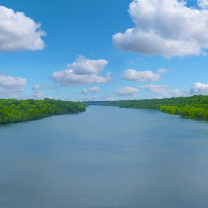 Image of Mississippi River on a Clear Day