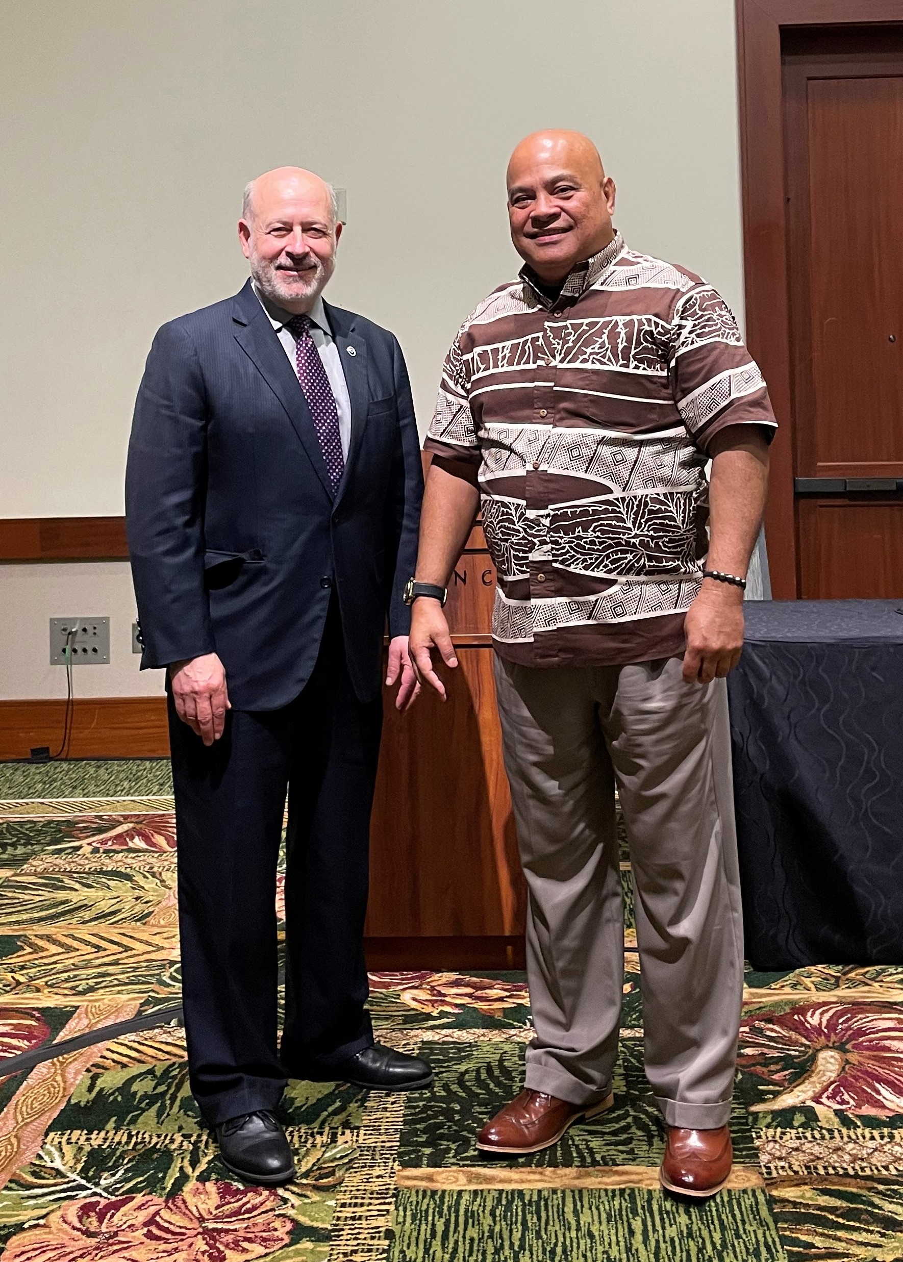 Dr. Spinrad Meets with President David Panuelo, Federated States of Micronesia